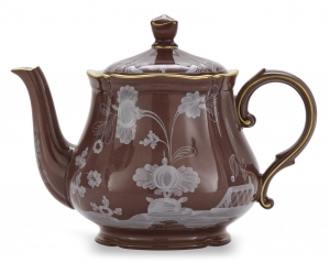 Ginori Oriente Italiano Castagna Teapot